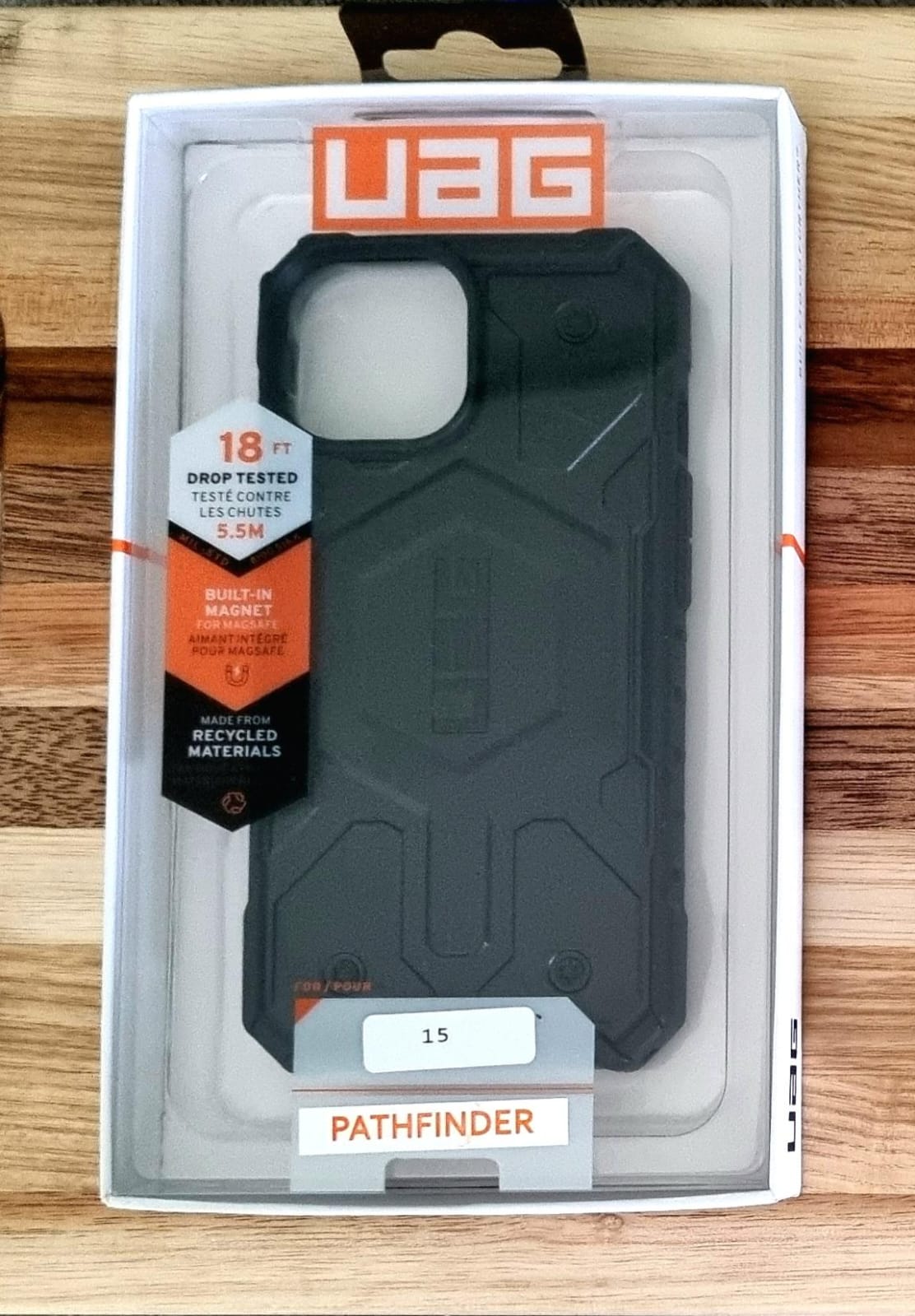 UAG Pathfinder iPhone 15 Case - Black
