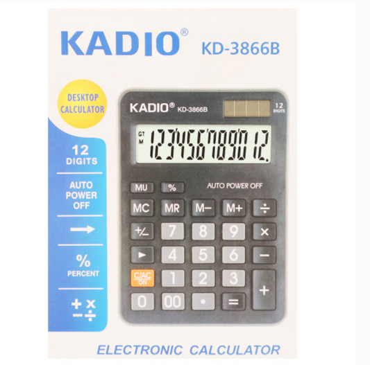 Kadio KD-3866B Desktop Calculator