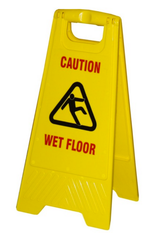 Caution Wet Floor Sign Yellow