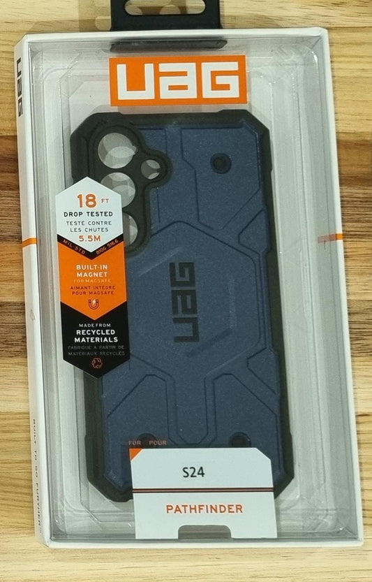 UAG Pathfinder Samsung S24 Case - Midnight Blue