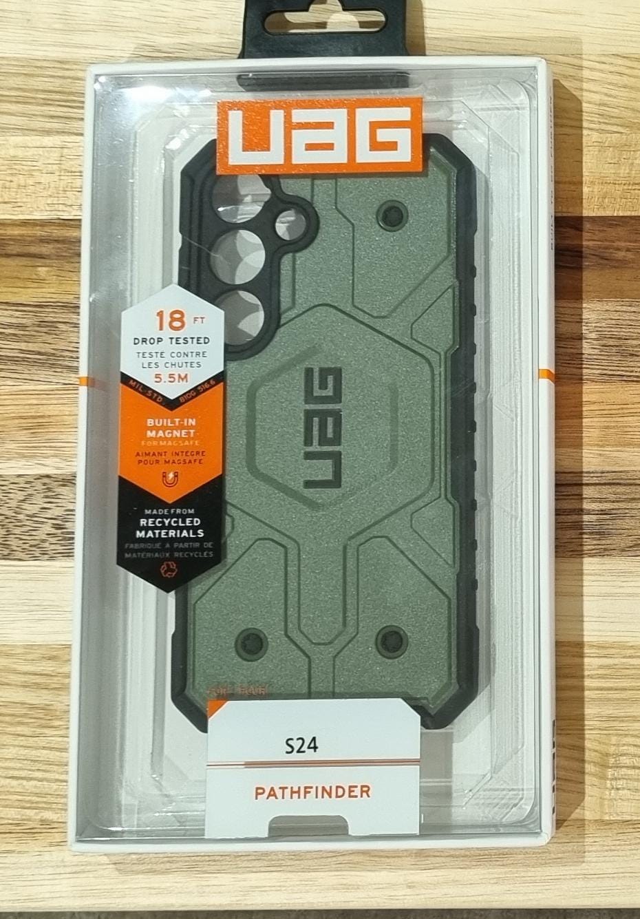 UAG Pathfinder Samsung S24 Case - Olive Drab