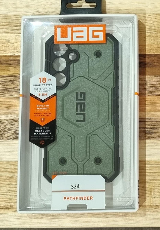UAG Pathfinder Samsung S24 Case - Olive Drab